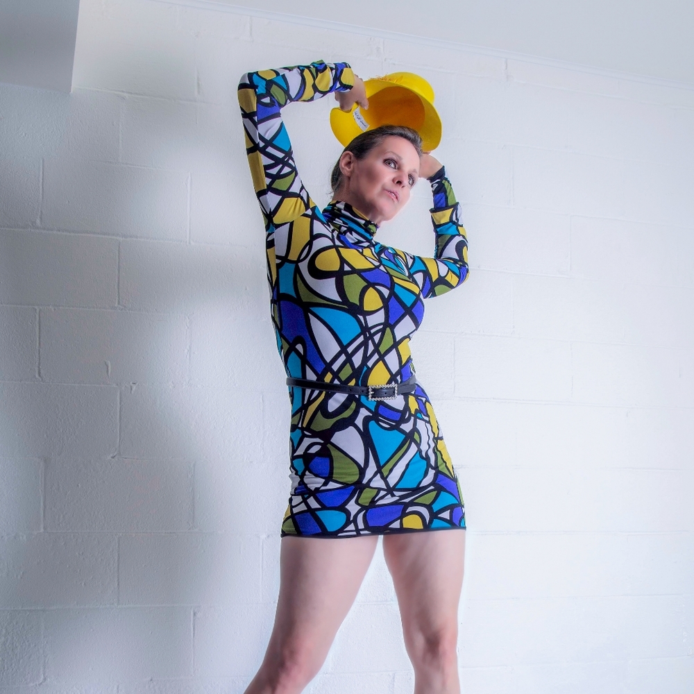 Mod long sleeve mini dress 😍